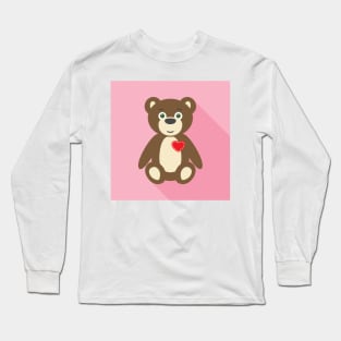 Valentine Teddy Bear Long Sleeve T-Shirt